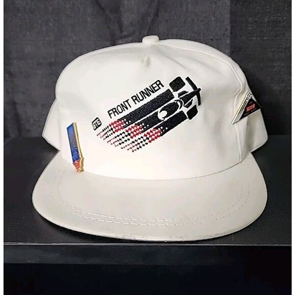 Vintage GTE Front Runner Racing Hat Cap Car Formula One With 2 Pins Made in USA - Picture 1 of 9